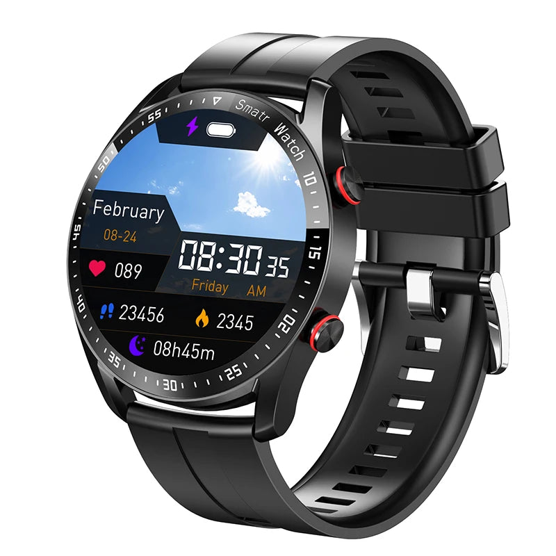 ECG Bluetooth Call Smartwatch: Health, Fitness, Waterproof, Box.