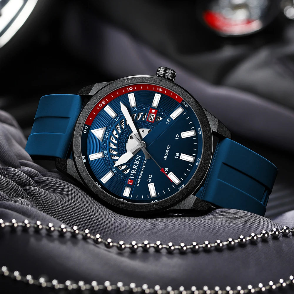 CURREN Men's Luxury Waterproof Sport Automatic Watch