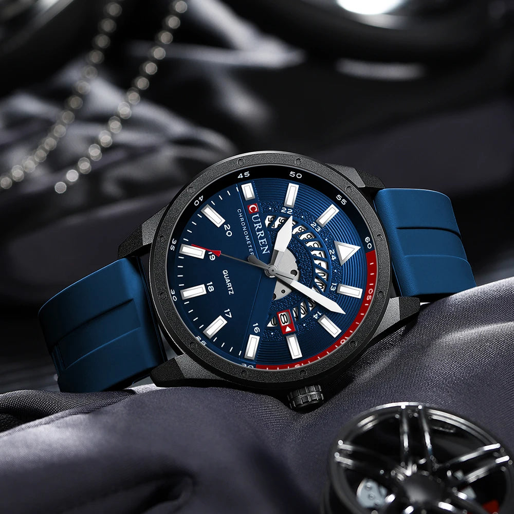 CURREN Men's Luxury Waterproof Sport Automatic Watch
