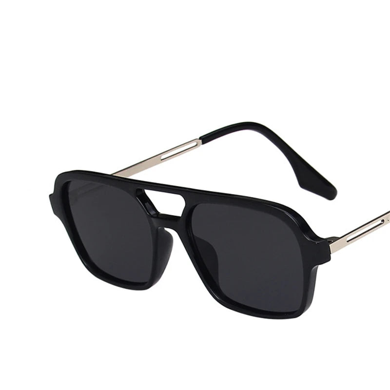 Retro Double Bridges Sunglasses for Women