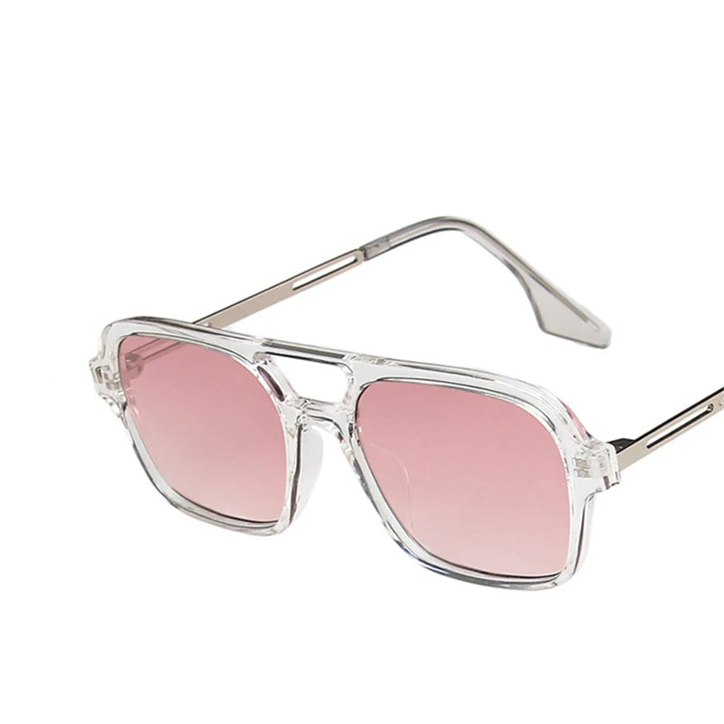 Retro Double Bridges Sunglasses for Women