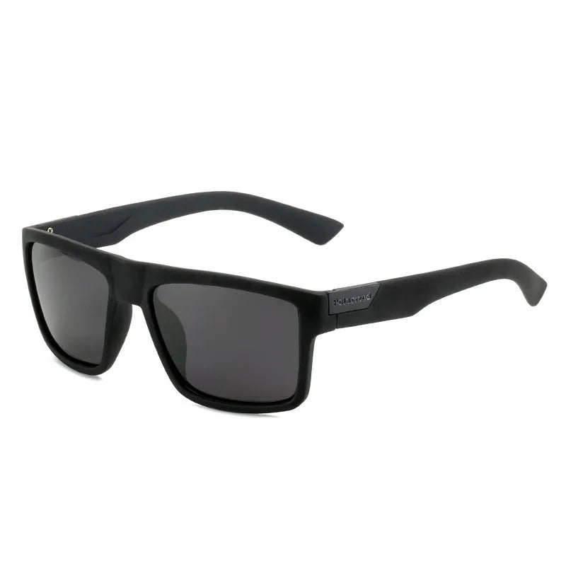 Vintage Square Polarized Sunglasses Men Women Driving Fishing