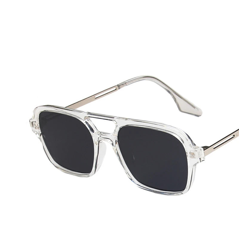Retro Double Bridges Sunglasses for Women