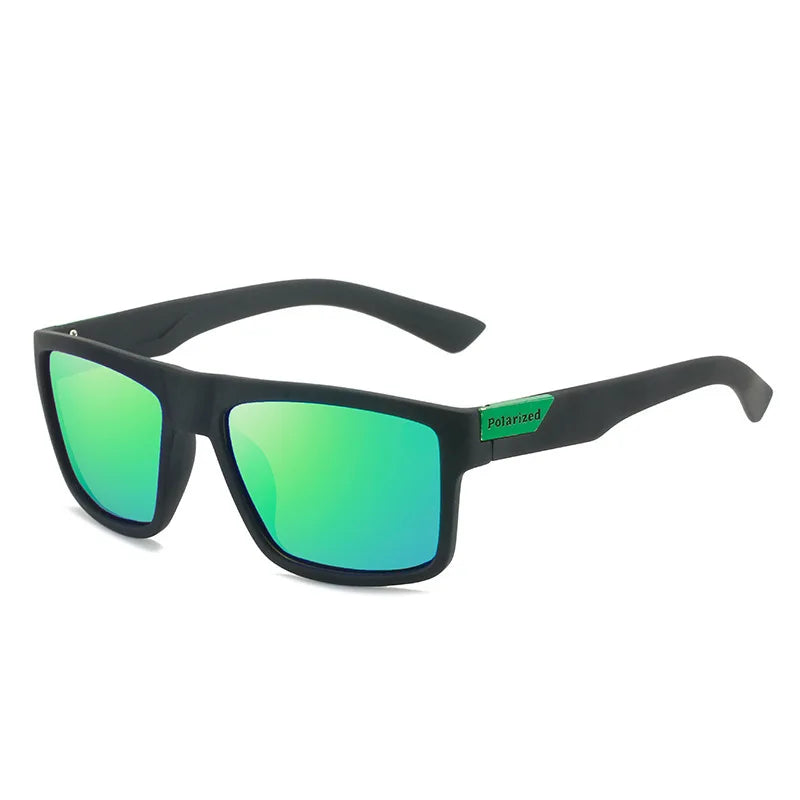 Vintage Square Polarized Sunglasses Men Women Driving Fishing