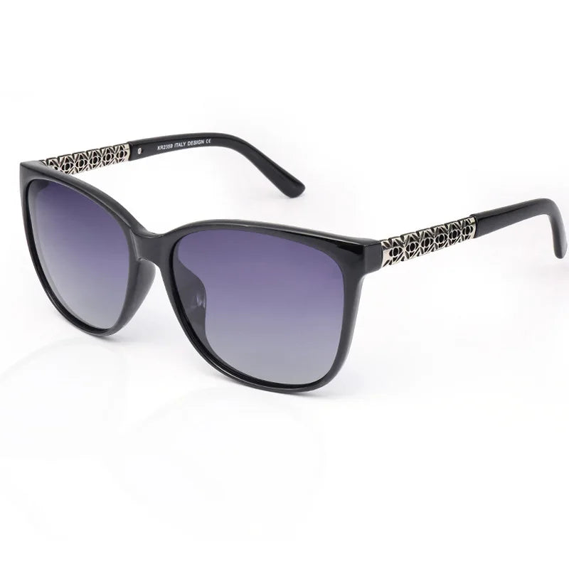 New Fashion TR Memory Frame Polarizing Sunglasses For Women