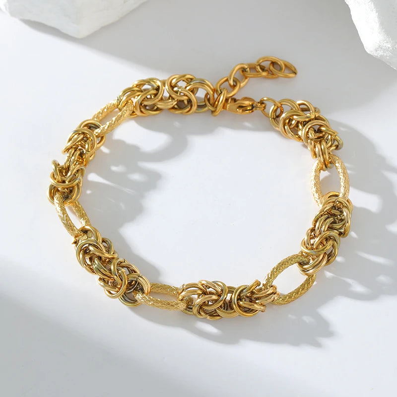 18K Gold Plated Wrist Chain Waterproof Jewelry Gift Party