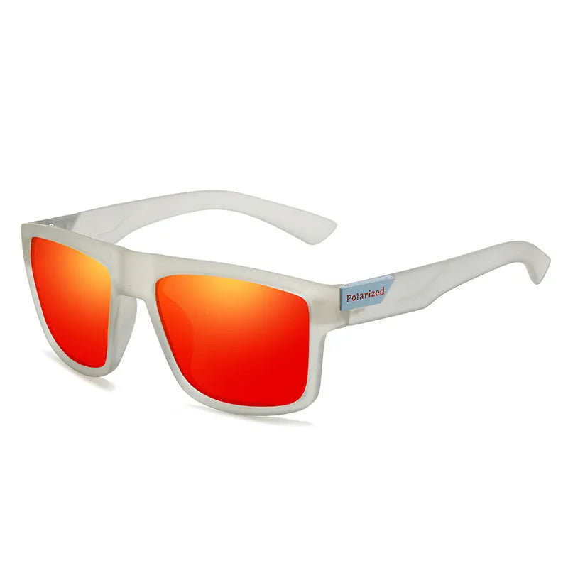 Vintage Square Polarized Sunglasses Men Women Driving Fishing