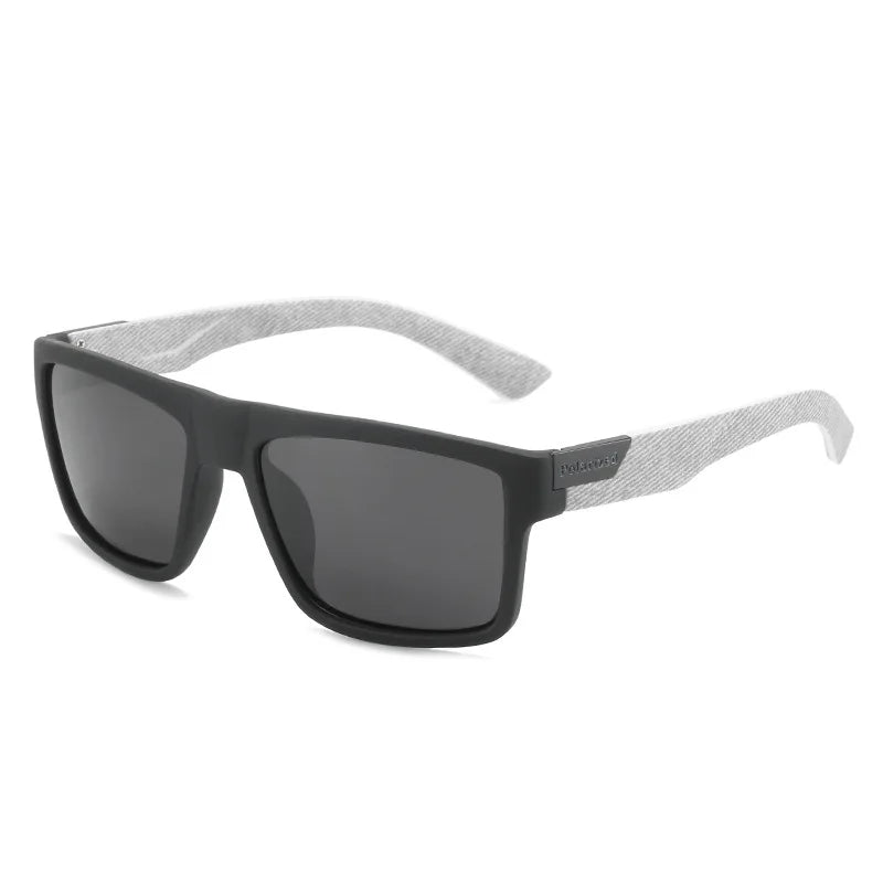 Vintage Square Polarized Sunglasses Men Women Driving Fishing