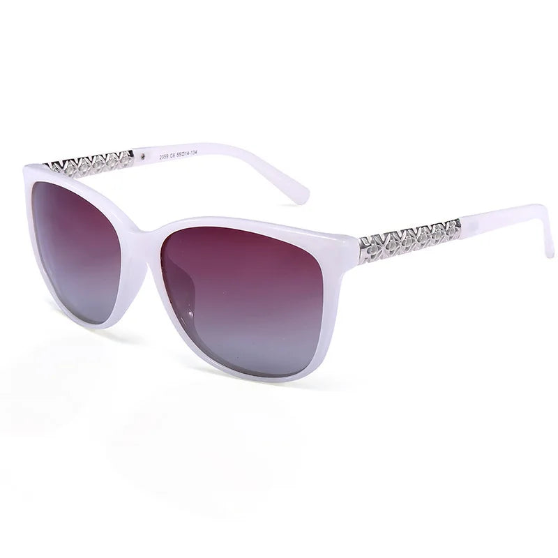 New Fashion TR Memory Frame Polarizing Sunglasses For Women