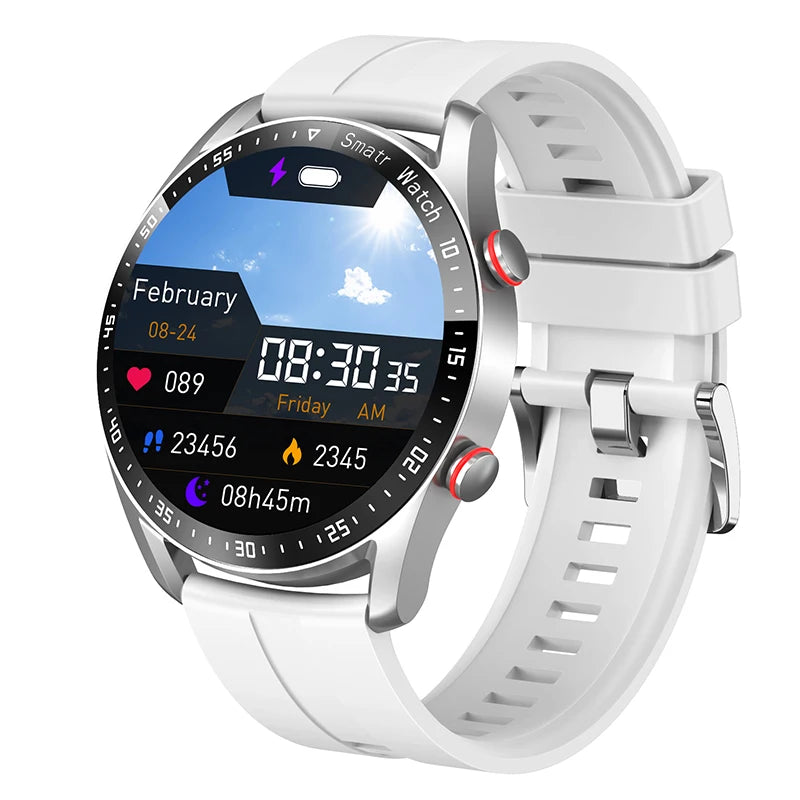 ECG Bluetooth Call Smartwatch: Health, Fitness, Waterproof, Box.
